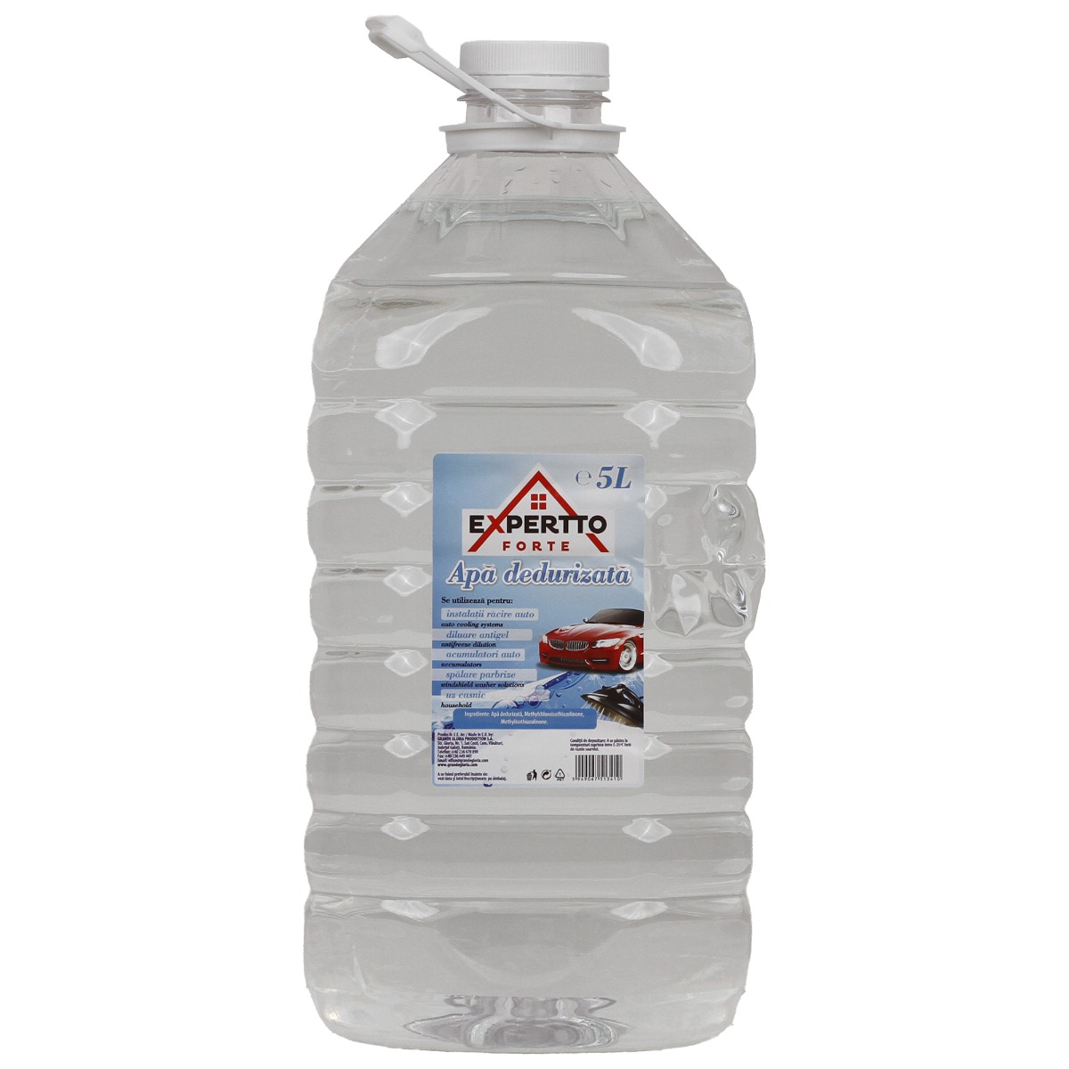 Apa dedurizata pentru uz auto si casnic, 5000 ml