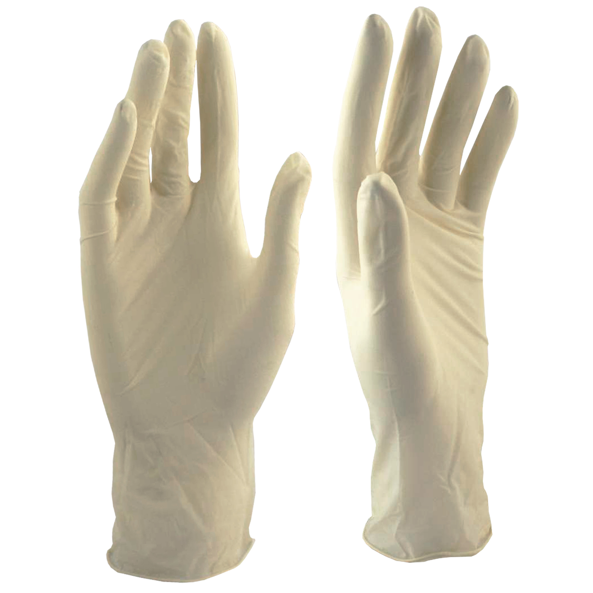 Manusi examinare albe, nesterile, nepudrate, din latex, S, 100 buc
