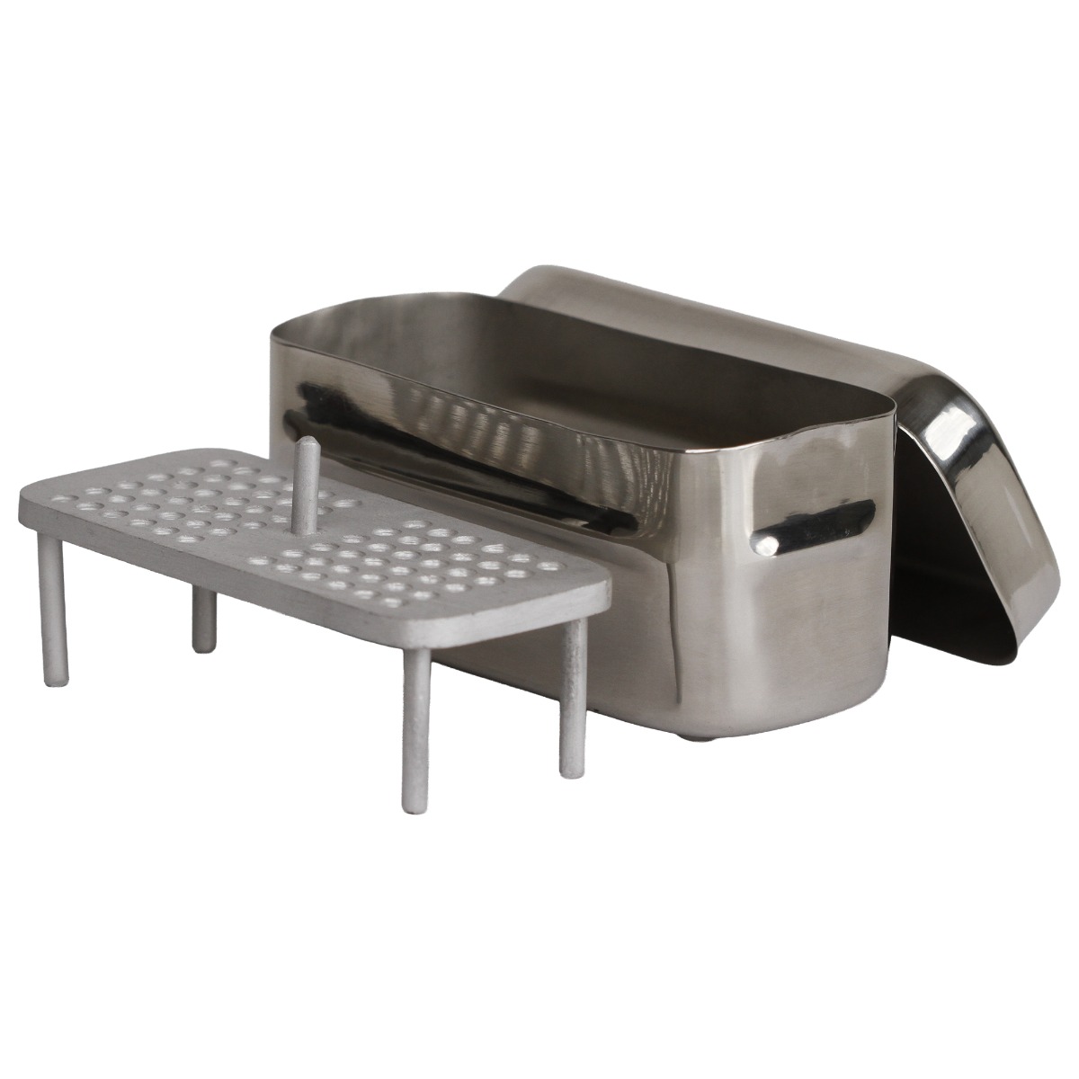 Cutie instrumentar Endo PRIMA, 10 x 4 x 5.5, din otel inoxidabil, pentru freze si ace