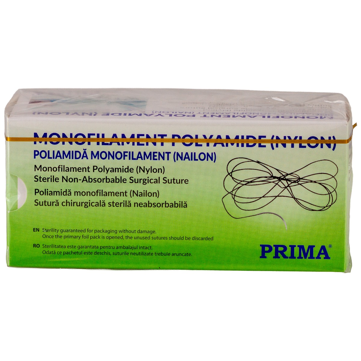 Sutura chirurgicala nylon PRIMA 75cm ac Tapercut 1/2 20mm USP 2/0