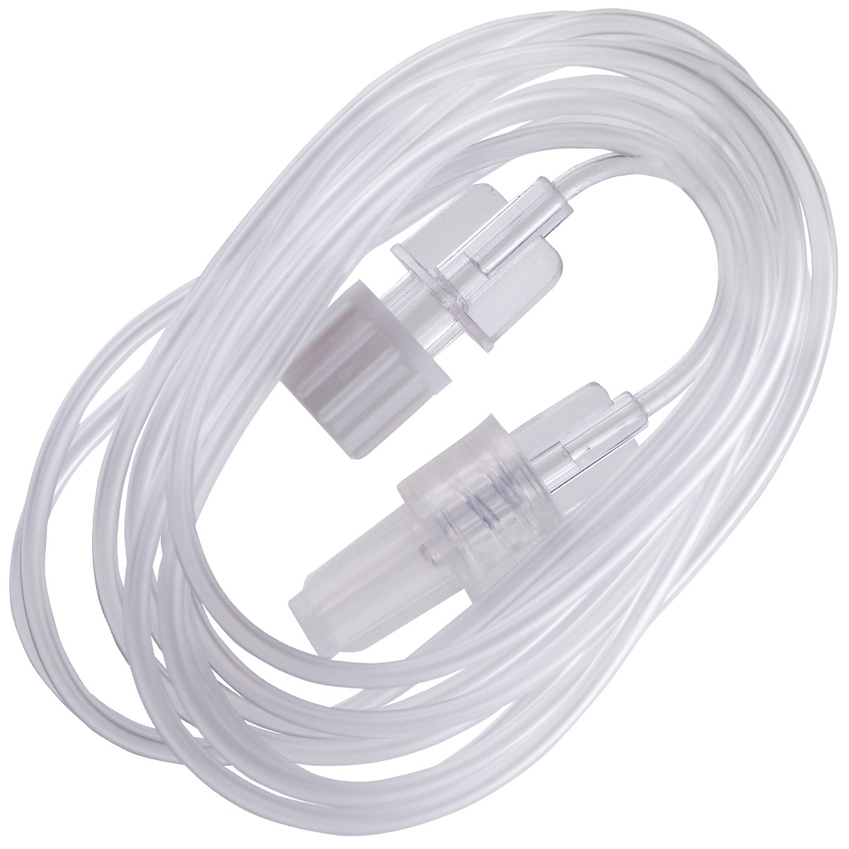 Tub extensie perfuzie 150 cm steril, 50 bucati, PRIMA, diametru 2 mm, Luer-lock, PVC - prelungitor injectomat de unica folosinta