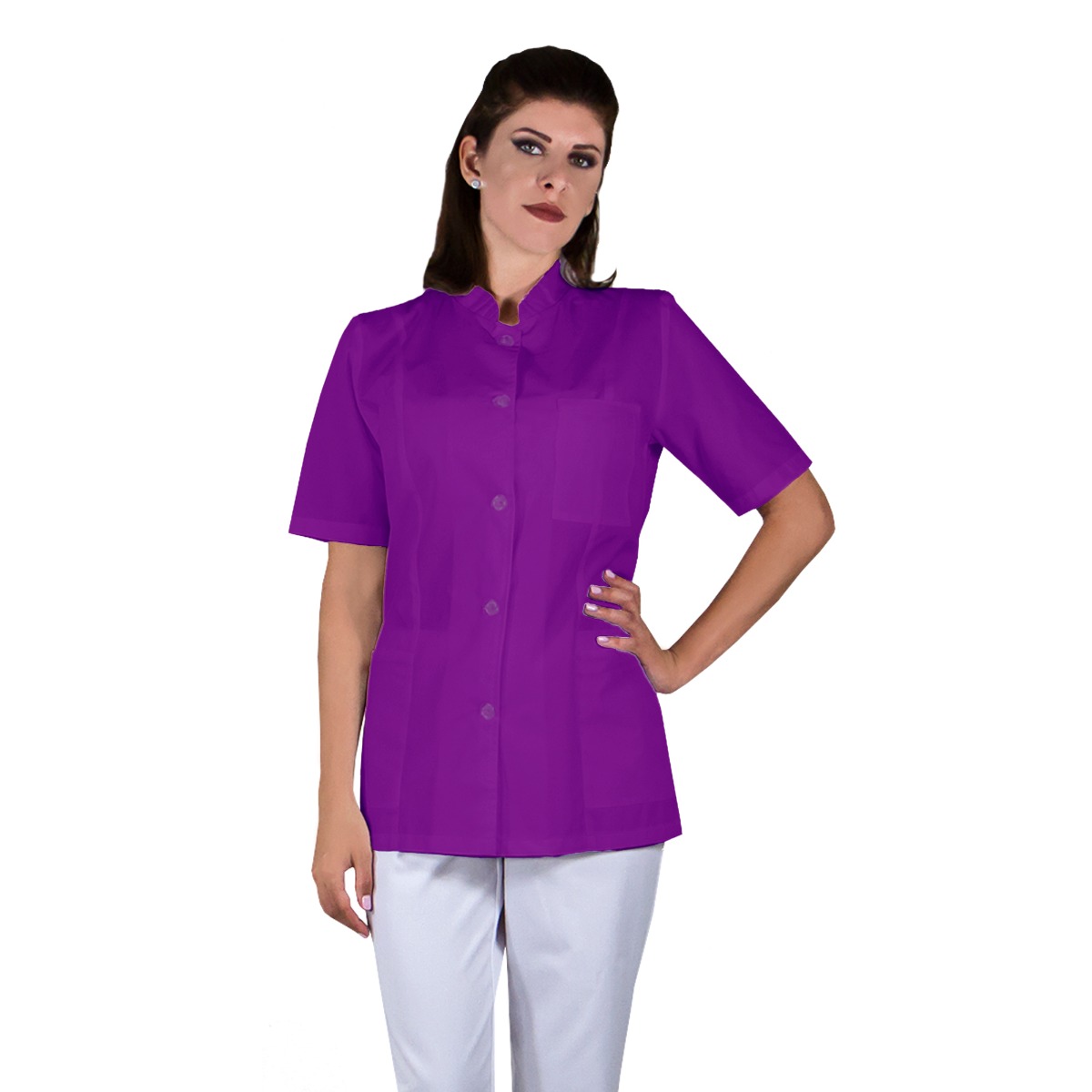 Oficial Tunica dama OANA Premium mov, L – Uniforma Medicala - Rezistent Uniforme > Lichidari vetro.ro Oficial Tunica dama OANA Premium mov, L – Uniforma Medicala - Rezistent Uniforme > Lichidari vetro.ro