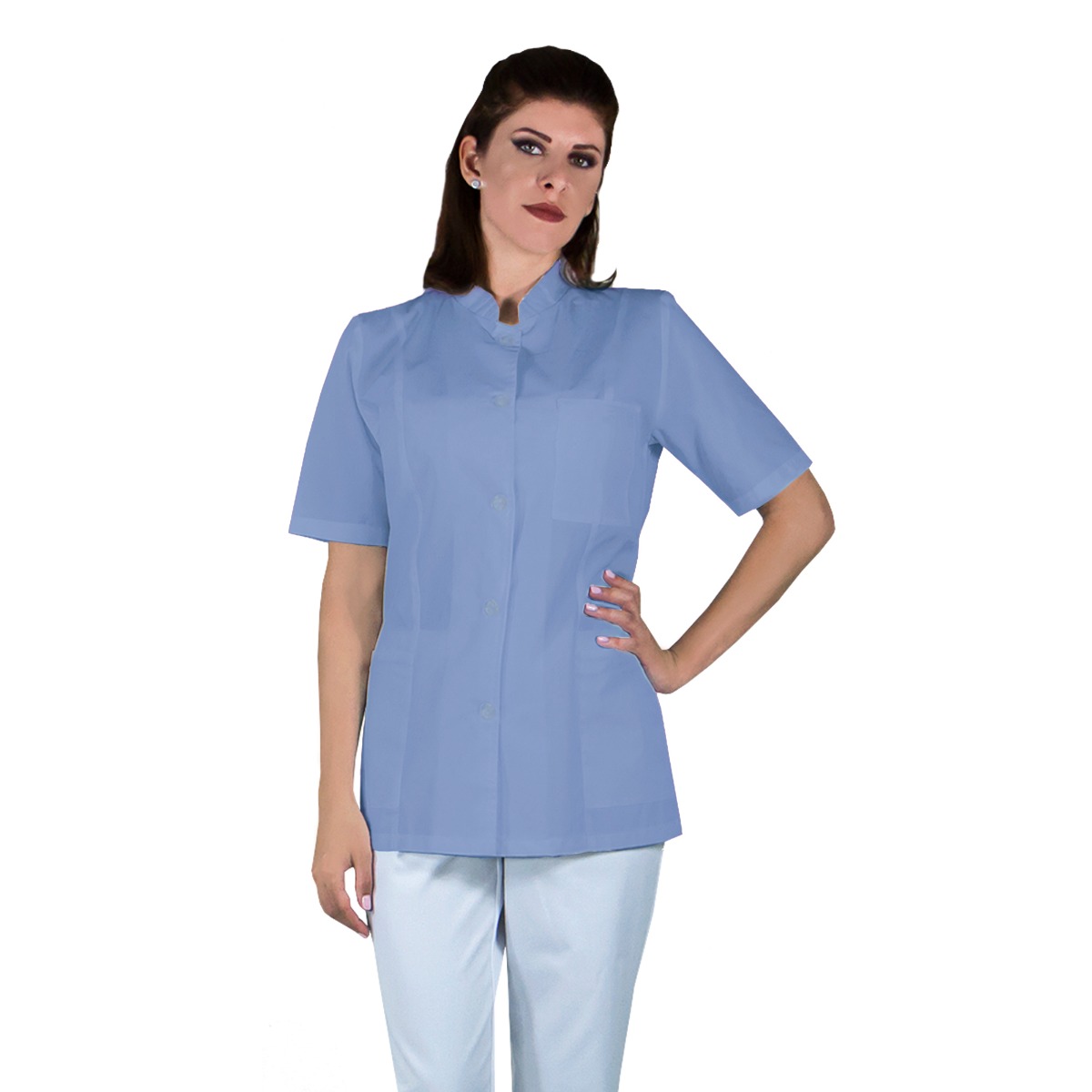 Portal Tunica dama OANA Premium bleu, M – Uniforma Medicala - Verificat Uniforme > Lichidari vetro.ro Portal Tunica dama OANA Premium bleu, M – Uniforma Medicala - Verificat Uniforme > Lichidari vetro.ro