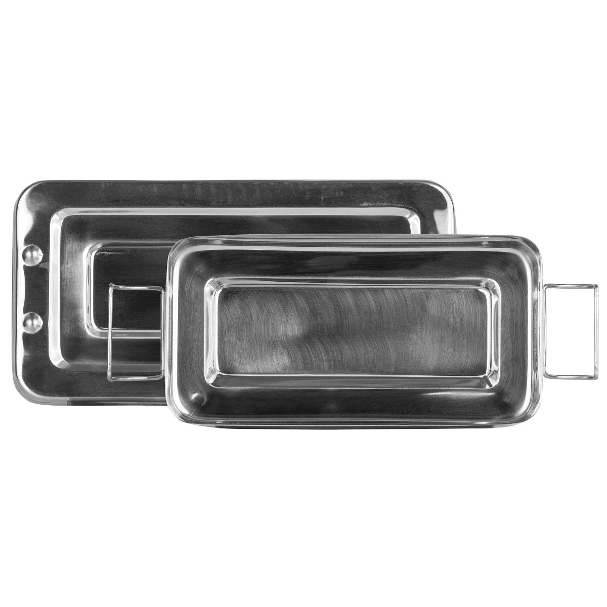 Cutie instrumentar medical inox 20x10x4cm cu manere PRIMA