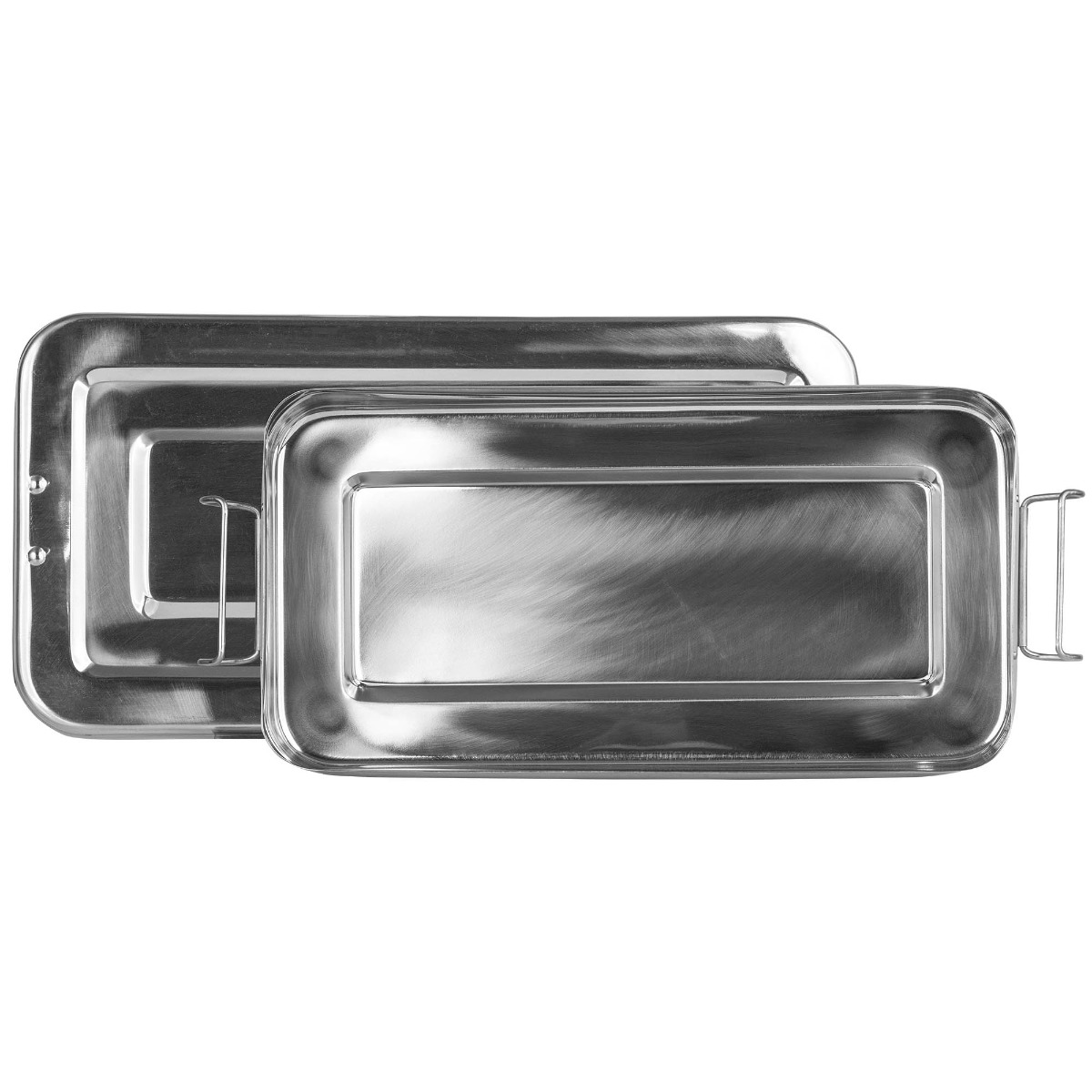 Cutie instrumentar medical inox 32x16x6cm cu manere PRIMA