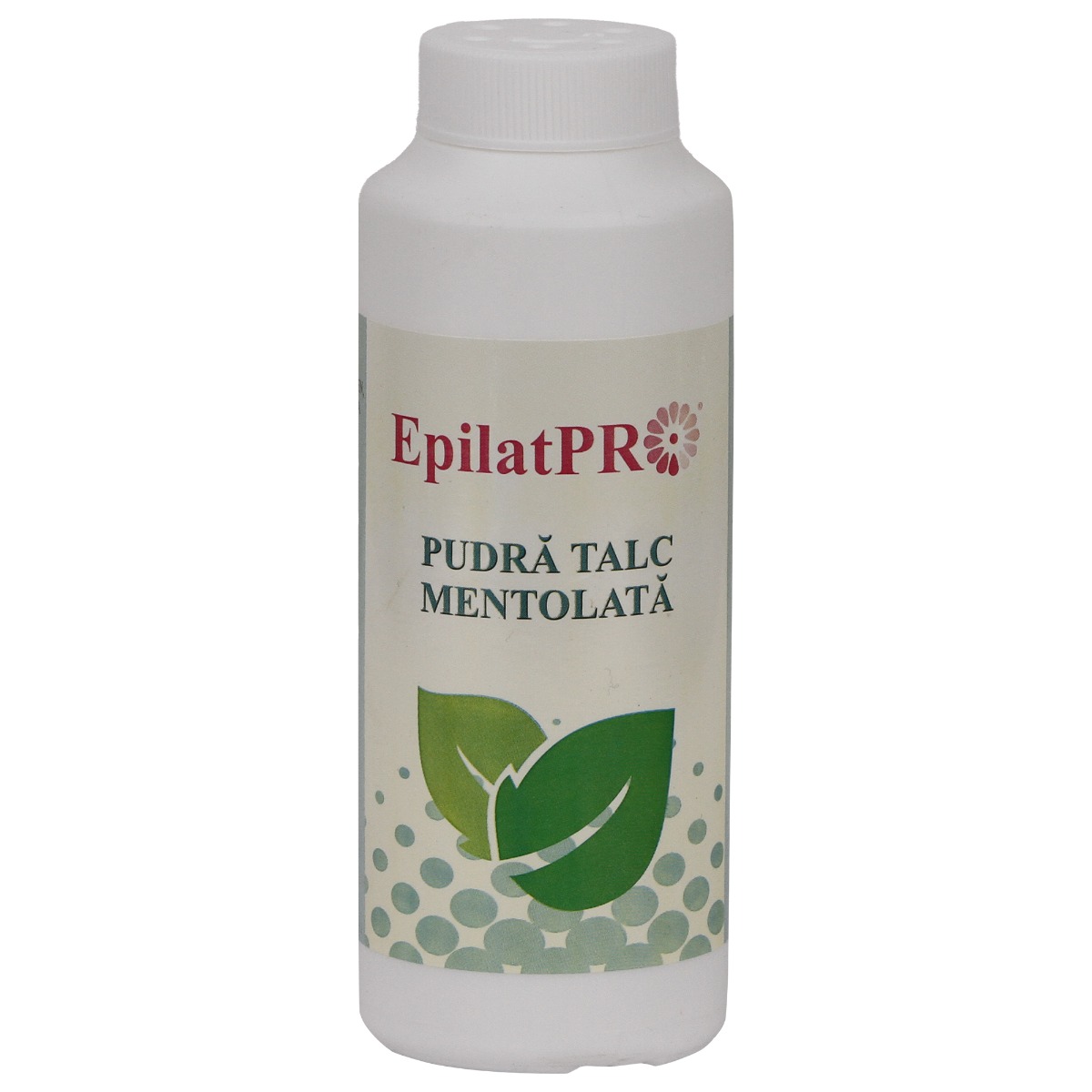 Pudra mentolata pentru epilare 75 g, absorbanta, cu efect racoritor si calmant