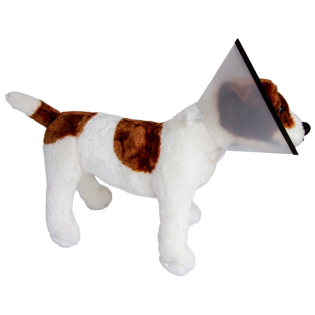 Guler de protectie veterinar XS (22-26 cm), cu velcro, confortabil, pentru caini si pisici