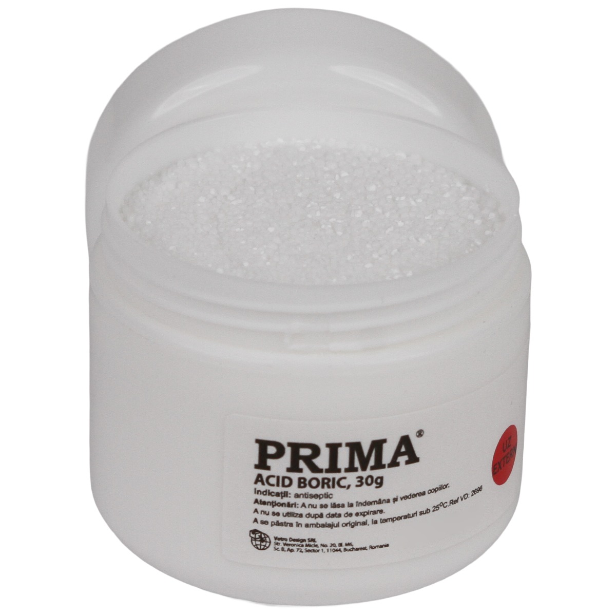 Acid Boric 30g – Antiseptic, antifungic si dezinfectant, uz extern