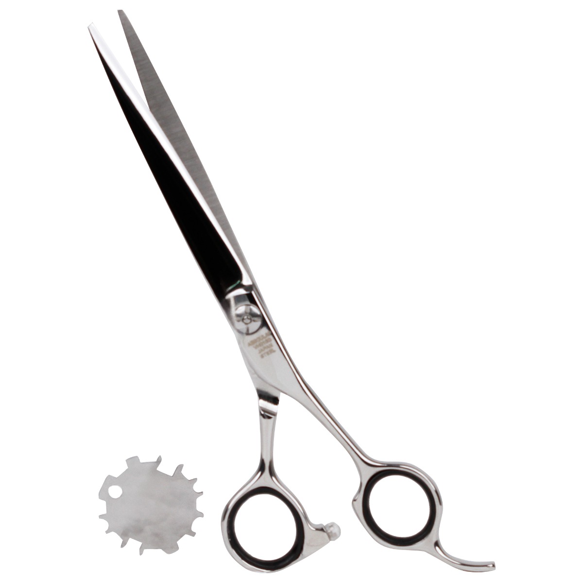 Foarfeca tuns caini profesionala dreapta 19cm inox