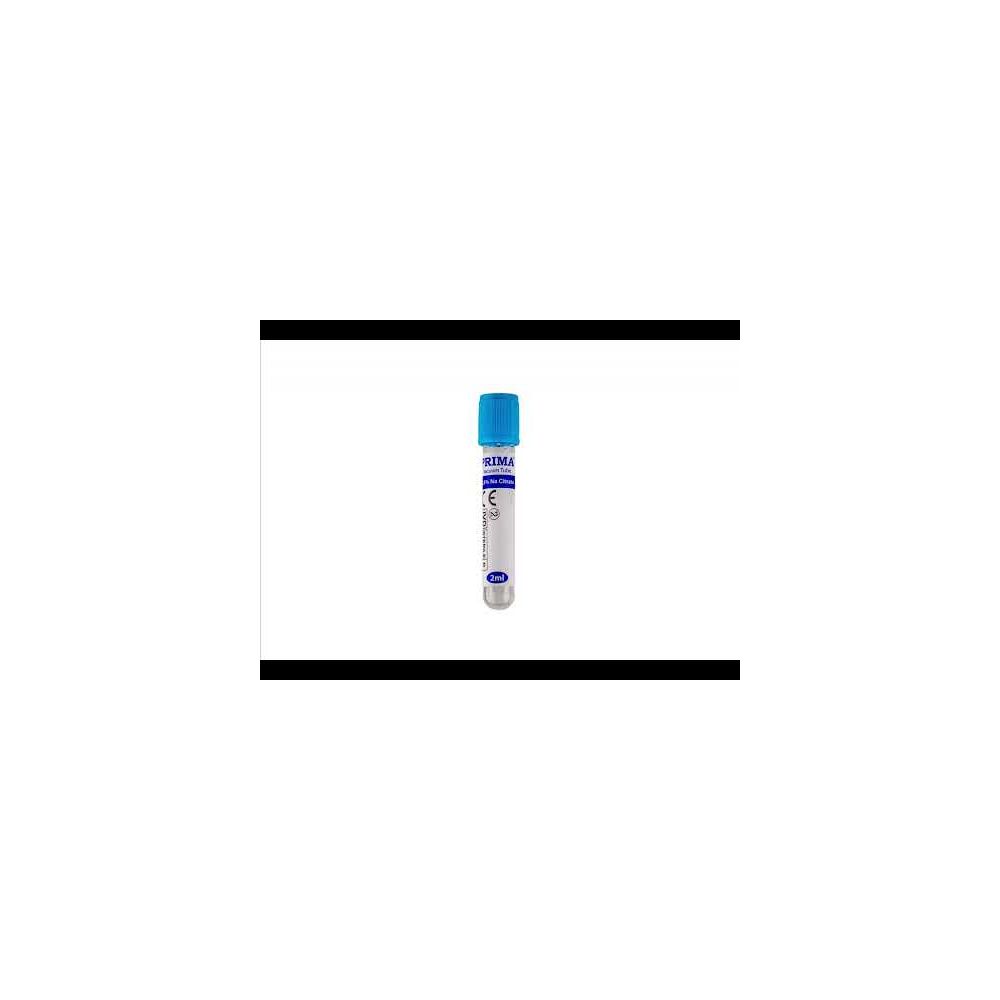 Vacutainer coagulare PRIMA, capac albastru, sticla, 13x75mm, 100bucati