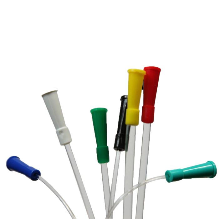 Arztpraxis/FOLEY-KATHETER, REKTALKANÜLEN/Foley-Katheter - PRIMA Nelaton Harnkatheter zur Blasenentleerung, für Erwachsene, steril, zum Einmalgebrauch, 40 cm, silikonisiertes PVC, 100er-Packung