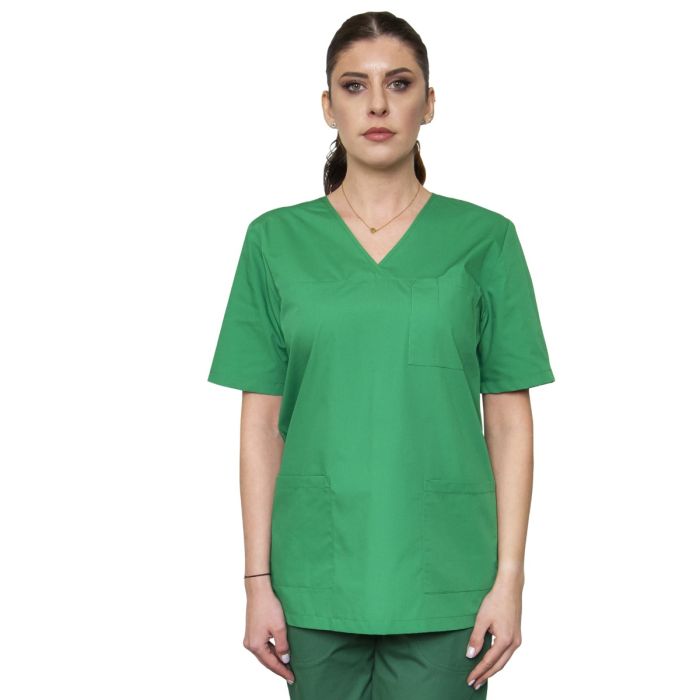 Lichidari/Uniforme/UNIFORME LUCRU - Bluza unisex VED Clasic verde - Uniforma Medicala