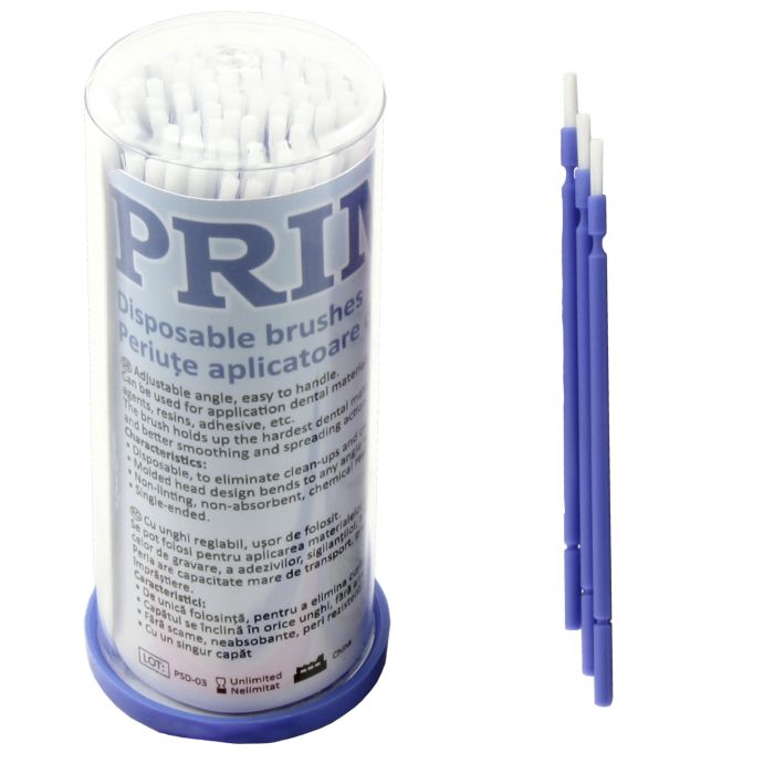 Periute aplicatoare de unica folosinta PRIMA, albastre sau roz, 50x110mm, 100 bucati