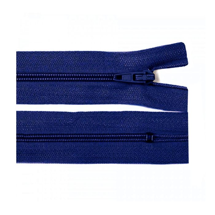 Black Friday/Mercerie/Accesorii croitorie - Fermoar poliester spiralat, 50/80 cm, albastru
