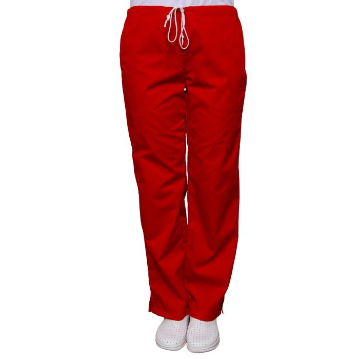 Work Uniforms/PROFESSIONAL UNIFORMS/Skirts and Trousers - EVA Classic Women's Trousers, Red - Medical Uniform