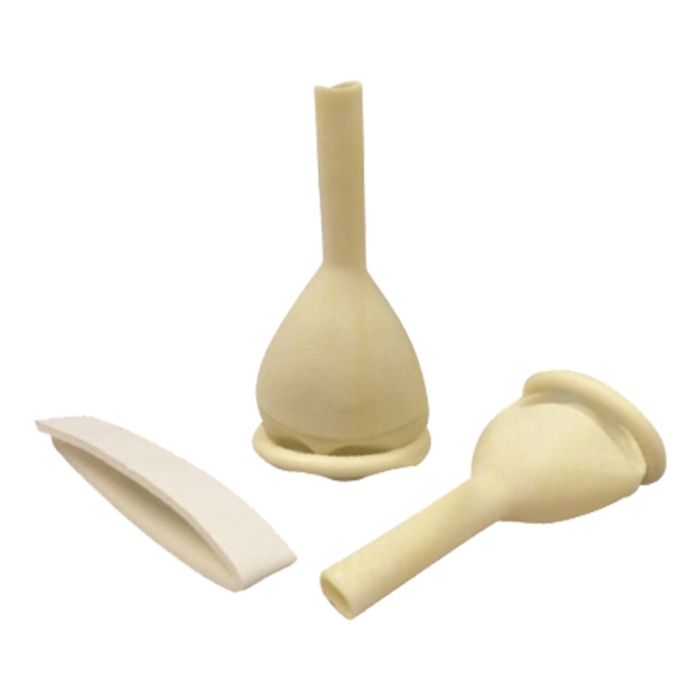 Medical practice/CARE OF IMMOBILIZED PATIENTS/Bedpans and Urinals - Condom Catheter For Incontinence, various sizes