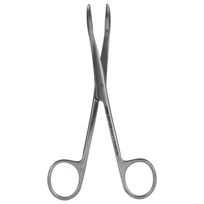 Медицинска практика/МЕДИЦИНСКИ ХИРУРГИЧЕСКИ КОНЦИ/Медицински и хирургически инструменти - PRIMA Gross Форцепс за гъба, извит, 14/16 см, неръждаема стомана