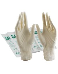 Medical cabinet/Stomatologie Cabinet/MANUSI EXAMINARE SI CHIRURGICALE - Manusi chirurgicale albe din latex, sterile, nepudrate, PRIMA, diverse marimi, 1 pereche