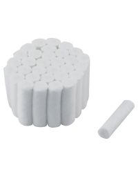 Stomatologie Cabinet/Cosmetica SPA/MANICHIURA SI PEDICHIURA - Rulouri stomatologice bumbac, PRIMA, absorbante, autoclavabile, Nr. 2, 37x10mm, 500 bucati