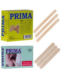Cosmetica SPA/CEARA SI ACCESORII DEPILARE/Accesorii pentru Depilare - Spatule din lemn de unica folosinta PRIMA, diverse marimi, uz medical si cosmetic