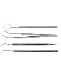 Stomatologie Cabinet/INSTRUMENTAR, CUTII & SETURI STOMATOLOGICE/Instrumentar Stomatologic - Trusa stomatologica de consultatie, inox, PRIMA