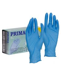 Medical cabinet/Promotii/Lichidari - Manusi examinare albastre din nitril, nepudrate, PRIMA, marimi S-XL, 100 bucati