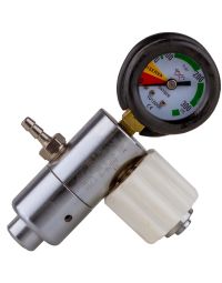 Medical cabinet/Prim Ajutor Cabinet Stomatologic/PRIM AJUTOR - RESPIRATIE - Regulator presiune oxigen medical cu manometru, reductor cu selector 6 l/min, filet 1/4 GC, filtru sinterizat