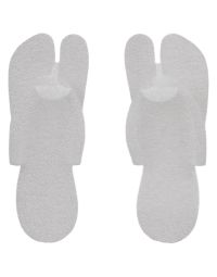 Medical cabinet/Cosmetica SPA/UNICA FOLOSINTA NETESUT - Cosmetica - Papuci din polistiren expandat, interdeget, de unica folosinta, albi, 25 perechi