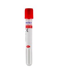 Medical Laborator/CONSUMABILE LABORATOR/Colectare sange - Vacutainer biochimie 6 ml, capac rosu, activator de coagulare, sticla, steril, PRIMA, 100 bucati