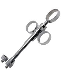 Stomatologie Cabinet/SERINGI SI ACE STOMATOLOGICE/Seringa Anestezie - Seringa anestezie PRIMA din otel inoxidabil, 14 cm, cu 2 varfuri, surub metric si inch, 3 inele, aspiratie manuala, pentru anestezie locala stomatologica