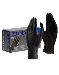 Medical cabinet/Promotii/Lichidari - Manusi examinare negre din nitril, nepudrate, PRIMA, marimi XS-XL, 100 bucati