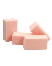 Lichidari/Cosmetica SPA/ACCESORII COSMETICA FACIALA - Buratei de machiaj pentru fond de ten, triunghiulari, roz, 12 bucati