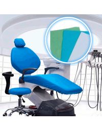 Stomatologie Cabinet/PROTECTIE MEDIC SI PACIENT/Bavete Pacienti - Husa scaun / unit stomatologic de unica folosinta PRIMA – Kit complet, diverse culori