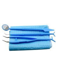 Stomatologie Cabinet/INSTRUMENTAR, CUTII & SETURI STOMATOLOGICE/Kituri Stomatologice - Trusa stomatologica pentru consultatie, KIT 2, sterila, de unica folosinta, PRIMA