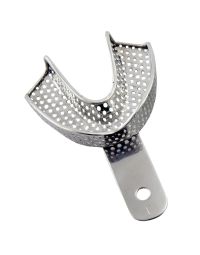 Stomatologie Cabinet/MATERIALE STOMATOLOGICE/INSTRUMENTAR, CUTII & SETURI STOMATOLOGICE - Lingura impresie inferior, marimea S, din inox