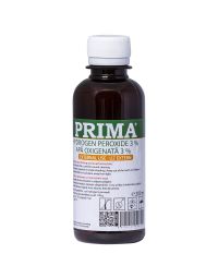 Sterilizare & Dezinfectanti/SPIRT SI SOLUTII DEZINFECTANTE/Spirt & Solutii Dezinfectante - Apa oxigenata (peroxid de hidrogen) 3% PRIMA 200 ml, antiseptic, hemostatic, pentru rani si igiena orala