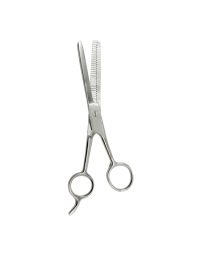 Cosmetica SPA/COAFOR & FRIZERIE/Accesorii Coafor & Frizerie - Foarfeca pentru filat parul pe o parte, din inox, PRIMA, 15.5cm