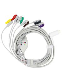 Medical cabinet/CONSUMABILE ECG/EKG, ECO/Electrozi & Cabluri EKG/ECG - Cablu ECG/EKG cu 6 fire pentru defibrilator Corpuls 3