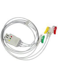 Medical cabinet/CONSUMABILE ECG/EKG, ECO/Electrozi & Cabluri EKG/ECG - Cablu ECG/EKG cu 3 fire pentru Nihon Kohden