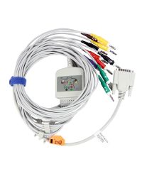 Medical cabinet/CONSUMABILE ECG/EKG, ECO/Electrozi & Cabluri EKG/ECG - Cablu ECG/EKG cu 10 fire pentru electrocardiograf EDAN SE 600