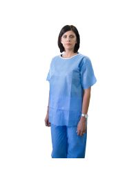 Medical cabinet/CHIRURGIE/Halate Chirurgicale - Costum pijama unica folosinta, PRIMA, albastru, marimea M
