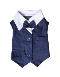 Veterinar/IMBRACAMINTE SI ACCESORII ANIMALE/Haine animale - Camasa cu papion PRIMA pentru caini si pisici, 22x36cm