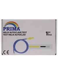 Sterilizare & Dezinfectanti/STERILIZARE/Indicatori & Accesorii Sterilizare - Test Helix Autoclav PRIMA - Dispozitiv verificare sterilizare abur cu tub rezistenta + 200 stripuri indicator chimic