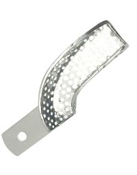 Stomatologie Cabinet/MATERIALE STOMATOLOGICE/Material de Amprenta - Lingura impresie inox, PRIMA, semiarcada superior dreapta/inferior stanga, marimea M