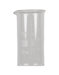 Medical Laborator/CONSUMABILE LABORATOR/Black Friday - Pahar Berzelius 400 ml, sticla borosilicata, gradat, forma inalta cu cioc - Ø 80 mm, h 110 mm, pentru laborator