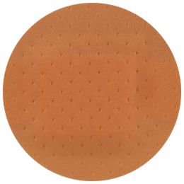 Medical practice/MEDICAL TAPES, PLASTERS/First Aid Plasters - Skin Colour Round Adhesive Plasters for Injections 22.5 mm, 100 pcs