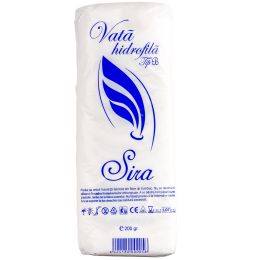 Sterilisation and Disinfectants/RUBBING ALCOHOL AND DISINFECTING SOLUTIONS/Medical Cotton Pleat - IZIS BC Type Medical Cotton Wool, Non-Sterile, 50% Cotton 50% Cellulose Fiber, 200 g, Well Carded