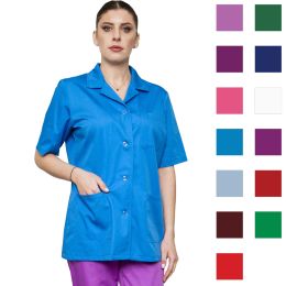 Lichidari/Uniforme/UNIFORME LUCRU - Halat dama ANA Premium albastru - Uniforma Medicala