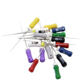 Zahnarztpraxis/ENDODONTIE/Wurzelkanalnadeln - PRIMA KERR K-FILES Nadeln, verschiedene Größen, 6 Stück