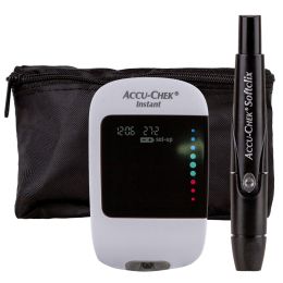 Arztpraxis/GESUNDHEITSÜBERWACHUNGSGERÄTE/Blutzuckermessgerät und Blutzuckertests - Accu-Chek Blutzuckermessgerät 1 µl (professionell) mit Verbrauchsmaterialien